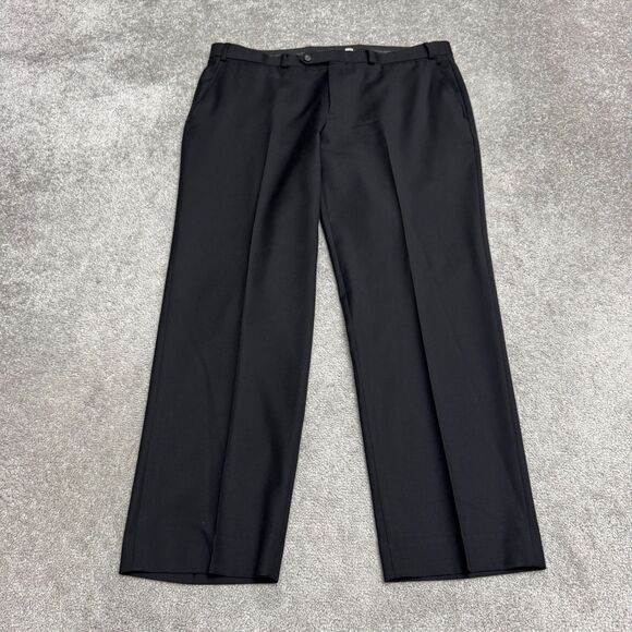 Lauren Ralph Lauren Other - Lauren Ralph Lauren Wool Dress Pants Mens 38x30 Black Straight Leg Classic Work